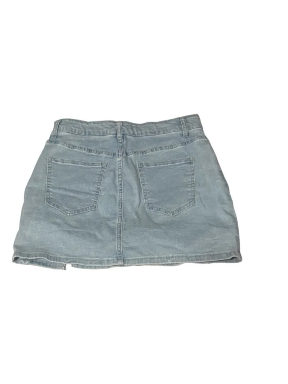Light Wash Denim Mini Skort Size Small💟 - Picture 2 of 2